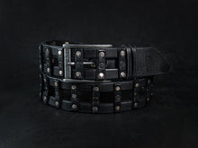 Design Leather, Black Belt, Men's Style, Men's Design, Artisan Leather, Men's Belt, Riveted Belt, Studded Belt, Quality Leather, Unique Belt