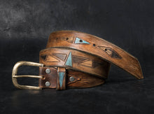 Buckle Belt, Brown Leather Belt, Unique Leather, Design Leather, His Gift, Men's Fashion Accessories, Mens Handmade Leather, Genuine Leather