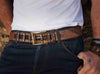 Square Belt - Brown