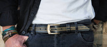 Black Leather Belt with Buckle - Mens and Womens Unisex Accessory - Mens Leather Accessories