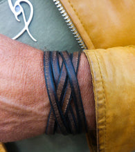 Bracelet for Men, Leather Cuff, Men's Cuff Bracelet, Brown Leather, Genuine Leather, Men's Bracelet, Men's Leather Bracelet, Wrap Bracelet