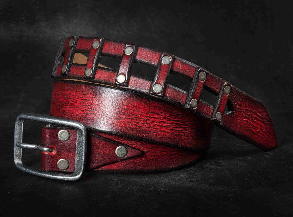 Dark red belt best sale