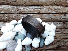 Brown Leather Steampunk Cuff Bracelet for Men - Mens Wrap Bracelet - Handcrafted Gift