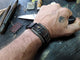 Stylish Mens Croc Leather Cuff Bracelet - Perfect Boyfriend Gift