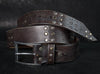 Wifi Belt - Brown with Blue Wash