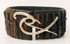 Mens Leather Wrap Bracelet in Brown - Cuff Style for Sleek and Masculine Look