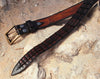 Half Alligator Belt - Brown