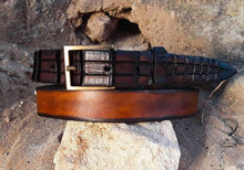 Brown Belt, Mens Belt, Men's Leather Belt, Narrow Belt, Handcrafted Belt, Wedding Belt, Mens Gift, Suit  Boyfriend Gift, Ishaor  Belt