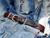 Two Pieces Belt (Narrow) - Red & Black