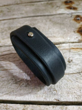 Black Leather Bracelet, Leather Bracelet, Men Bracelet, Leather Cuff, wrap leather bracelet, leather wristband, Boho Leather Jewelry, Gift