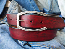 Men's Leather Belt, Red Belt, Mens Leather Accessories, Custom Leather, Genuine Leather, Leather Belt, Men's Belt, Belt for Him