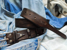 Unique Belt,Brown Men's Belt,Brown Leather Belt, Men's Belt, Custom leather belts, Gift for Him, Ceinture Cuir,Grunge style, fashion