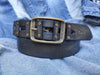 Square Belt - Black with Golden Wash