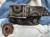 Biker Belt - Brown Grayish