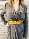 Yellow Belt, Waist Belt, Leather Belts, Woman's Belt, Women's Leather Belts, Dress Belt, Gift For Her, Leather Waist Belt, Unique Gift