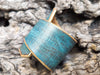 Turquoise Leather Wrap Bracelet Handmade Luxury Boho Wide Womens Jewelry