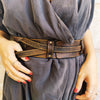 Brown waist belt