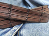 Handmade Brown Leather Crocodile Belt - Unique Textured Design - Great for Any Occasion