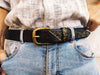 Electronic Belt - Black & Gold