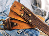 Custom Brown Leather Mens Belt with Buckle - Stylish Gift for Him