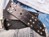 Wifi Belt - Black with Silver Rivets