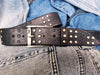 Wifi Belt - Black with Silver Rivets