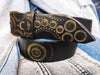 Biker Belt - Black & Gold