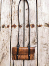 Versatile Brown Leather Pouch Bag - Perfect for Phone Tobacco and More - Transformable into Clutch - Stylish and Practical