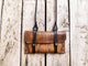 Versatile Brown Leather Pouch Bag - Perfect for Phone Tobacco and More - Transformable into Clutch - Stylish and Practical