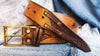 Two Pieces Belt - Brown & Dark Brown