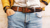 Brown Leather Belt By Ishaor The Perfect Gift for men