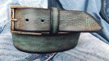 Vintage Mens Leather Belt - Customized Christmas Gift for Him