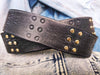 Wifi Belt - Black with Silver Rivets