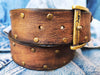 Two Pieces Rock & Roll Belt - Brown