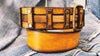 Square Belt - Yellow with Brown Wash