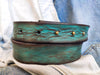 Buckleless Belt - Turquoise with Brown Wash