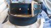 Men's blue Leather vintage style Belt, Custom Men's Leather Accessories and belts for him.