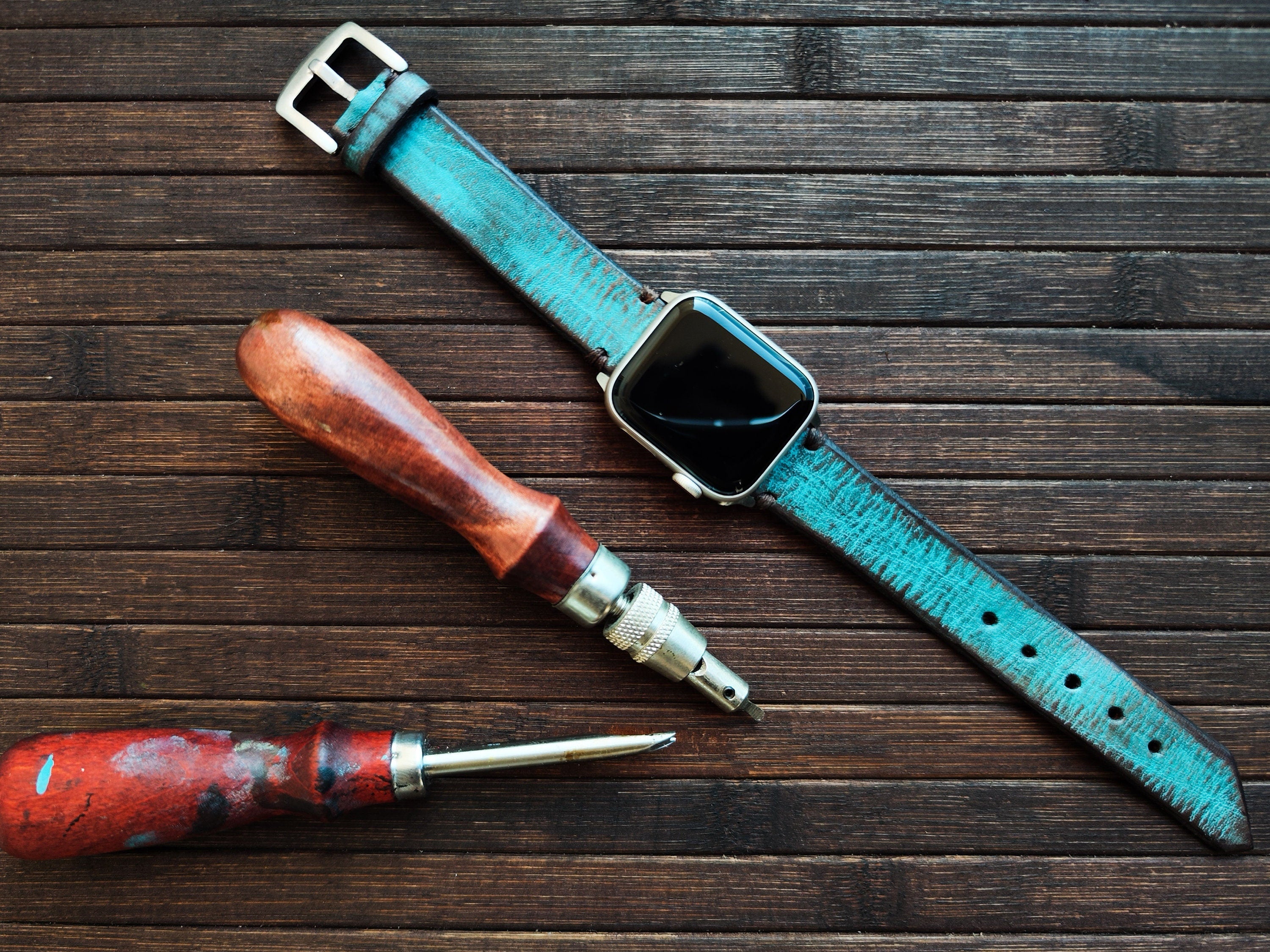 Iwatch leather band 42mm best sale