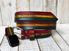 Handmade Rasta Belt with Authentic Rasta Colors