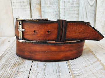 Brown Men's Belt,Brown Leather Belt, Handmade Men's Belt, High Quality Leather Belt, Anniversary Gift for Him, Gift for boyfriend, fashion