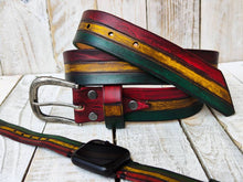 Handmade Rasta Belt with Authentic Rasta Colors