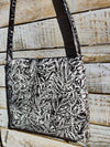 Handmade Leather Womens Handbag Artisan-Crafted Elegance with Intriguing Black Texture