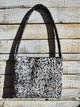 Handmade Leather Womens Handbag Artisan-Crafted Elegance with Intriguing Black Texture