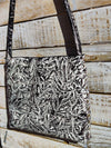 Handmade Leather Womens Handbag Artisan-Crafted Elegance with Intriguing Black Texture