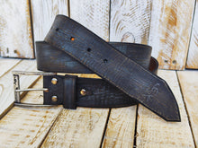 Artisan Handmade Brown Leather Belt with Vintage Finish - Versatile Color-Matching Accessory