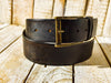 Simple belt - dark brown