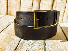 ISHAOR High-Quality Handmade  Brown Leather Belt for Everyday Wear