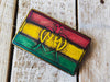 Handmade Reggae Lion Belt Buckle - Unique Stylish Accessory for Reggae Lovers Rastafarians