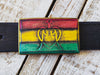 Handmade Reggae Lion Belt Buckle - A Unique and Stylish Accessory for Reggae Lovers and Rastafarians