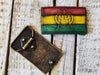 Handmade Reggae Lion Belt Buckle - Unique Stylish Accessory for Reggae Lovers Rastafarians